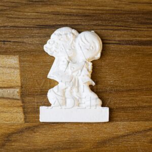 Resina Aplique Casal De Noivos Pequeno 3,2x4,5 Cm