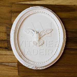 Resina Mini Moldura Com Divino 8x9,5 Cm