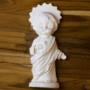 Resina Aplique Sagrado Coraçao De Jesus Baby 6x14 Cm