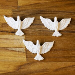 Resina Aplique Mini Divino Kit 3 Un. 3x4,5 Cm