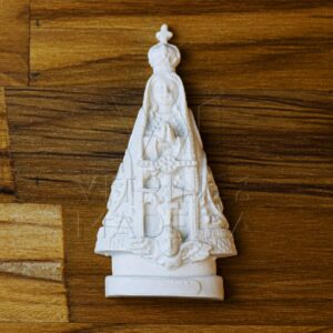 Resina Aplique Nossa Senhora Aparecida Pequena 4,5x8,5 Cm