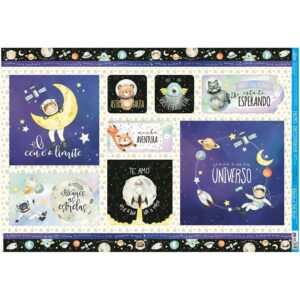 Litoarte Papel Decoupage Coleção Meu Universo