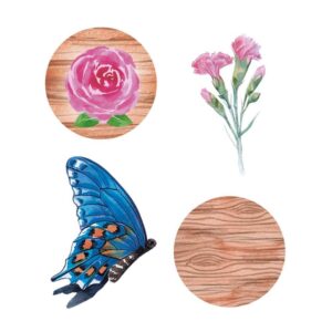 Litoarte Aplique Em Papel E Mdf - Coleção