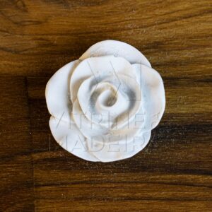 Resina Aplique Rosa Média 4,5 Cm