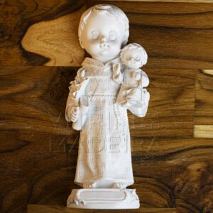 Resina Aplique Santo Antonio Baby 8x19,5 Cm