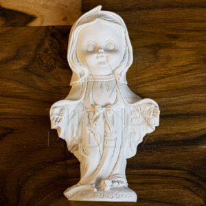 Resina Aplique Nossa Senhora Das Gracas Baby 7,5x13,5 Cm