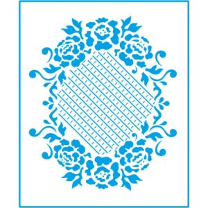 Litoarte Stencil 21x17 - Forma Rosas