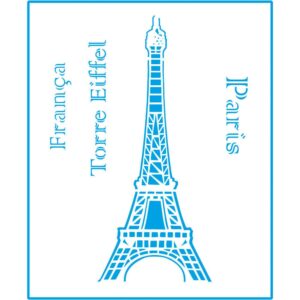 Litoarte Stencil 21x17 - Torre Eiffel