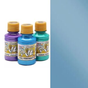 True Colors Tinta Pva Fosca Cores Metal 100ml - Azul Frozen