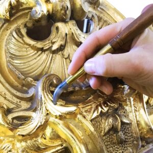 Pacote 25 Folhas Metalizadas Ouro 14x14