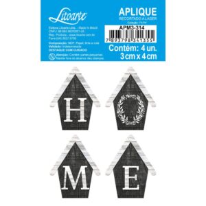 Litoarte Aplique Em Papel E Mdf - Colecao Farm