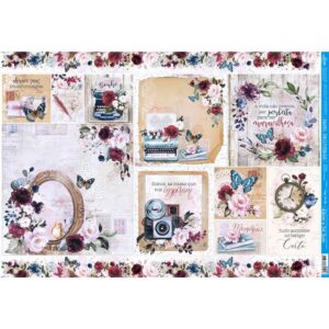 Litoarte Papel Decoupage- Colecao Memorias