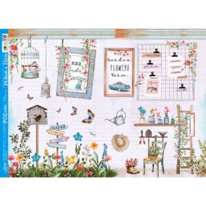 Litoarte Pdzinho Papel Decoupage- Colecao Flores