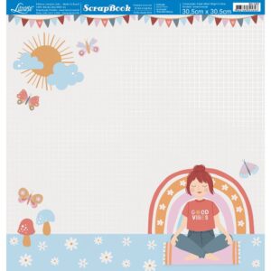 Litoarte Papel Para Scrapbook Dupla Face- Colecao Good Vibes