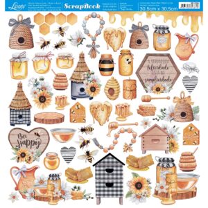 Litoarte Papel Para Scrapbook Dupla Face- Colecao Doces Momentos