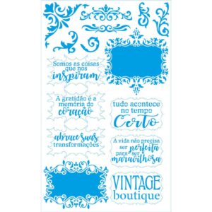 Litoarte Stencil 21x34,4 - Colecao Memorias Vintage