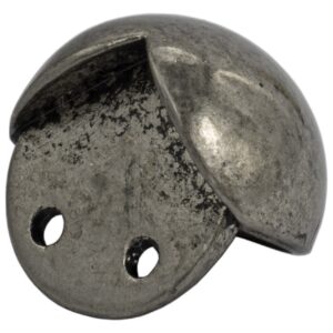 Pezinho Bolinha Enfeite Prata Velha Pacote Com 4