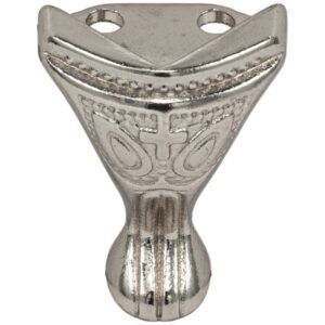 Pezinho Tradicional Enfeite Niquelado Pacote Com 4