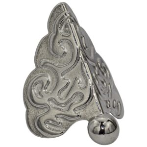 Pezinho Pequeno Enfeite Niquelado Pacote Com 4