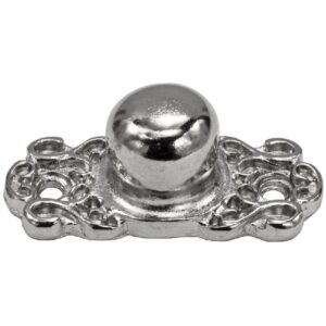 Pezinho Puxador Enfeite Niquelado Pacote Com 4