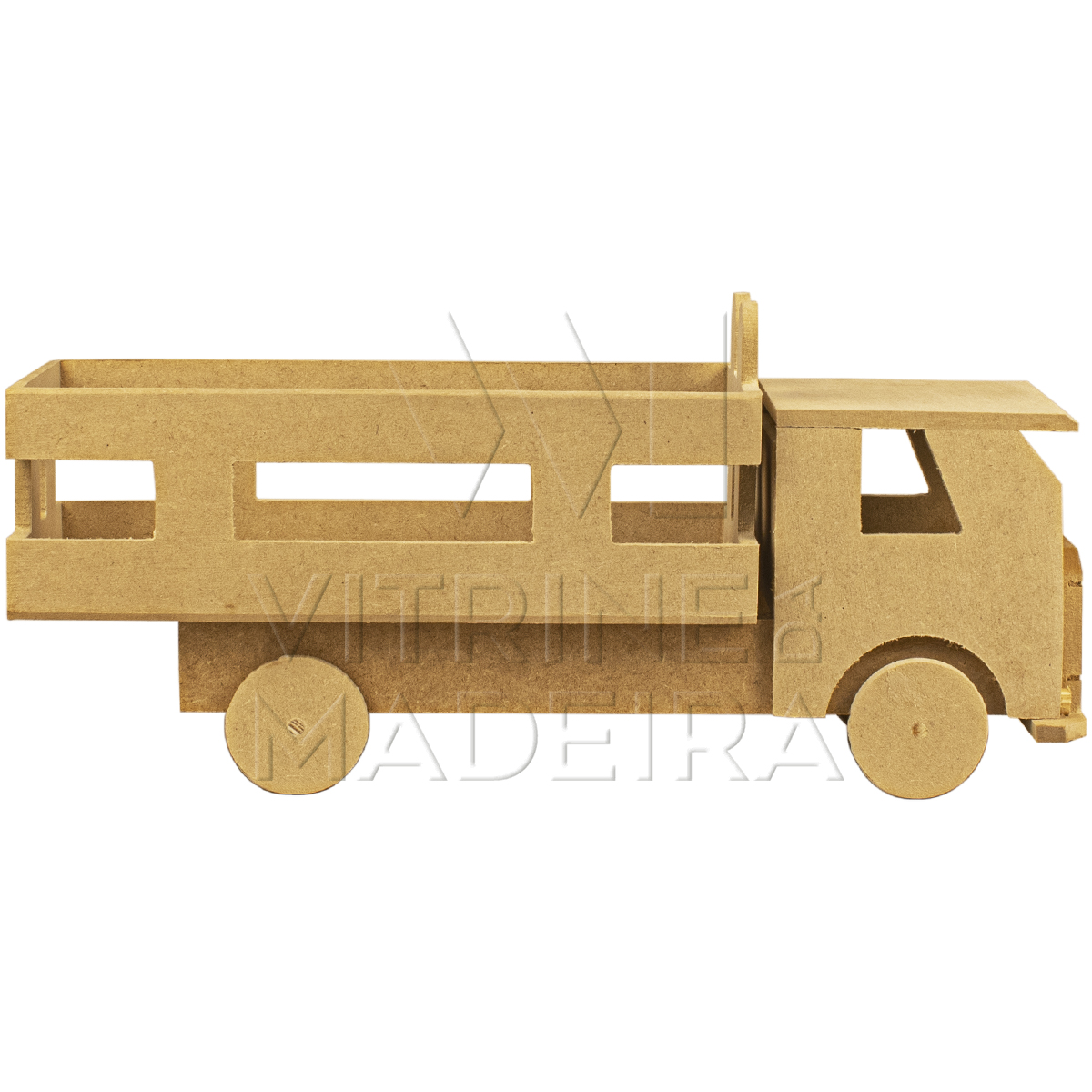 Caminhão De Brinquedo Transporte Animais Caminhão Boiadeiro MDF - Total Bag  - Leve Seu Produto Com Estilo